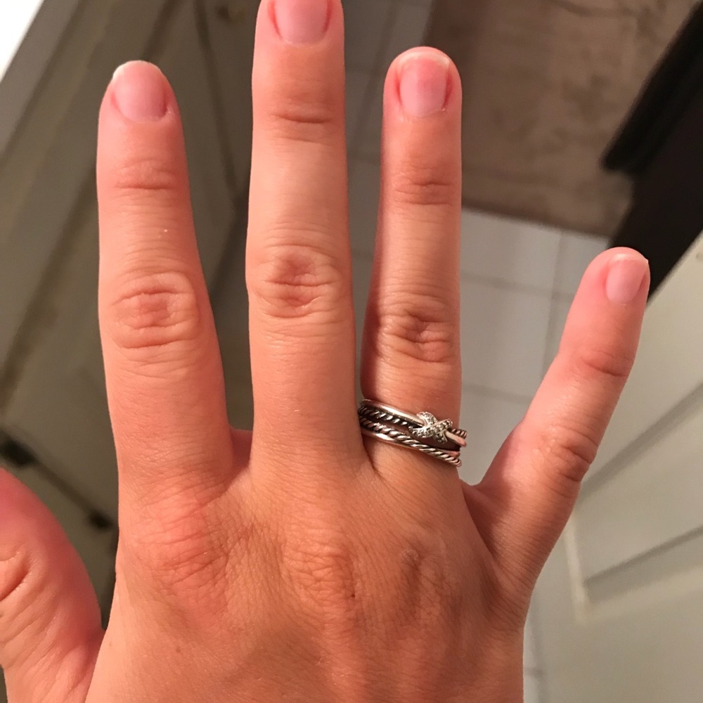 David Yurman crossover ring